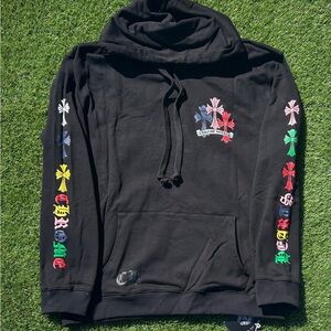 Chrome Hearts Black Apparel with Red Detail
